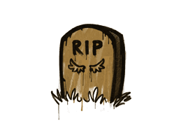 Sealed Graffiti | Tombstone (Desert Amber)