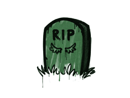 Sealed Graffiti | Tombstone (Jungle Green)