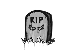 Sealed Graffiti | Tombstone (Shark White)