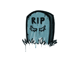 Sealed Graffiti | Tombstone (Wire Blue)