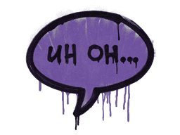 Sealed Graffiti | Uh Oh (Monster Purple)