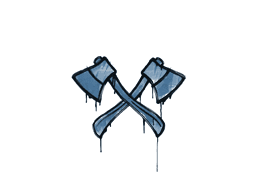 Sealed Graffiti | X-Axes (Monarch Blue)