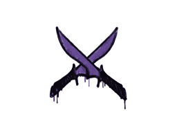 Sealed Graffiti | X-Knives (Monster Purple)