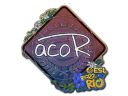 Sticker | acoR (Gold) | Rio 2022