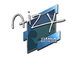 Sticker | aizy (Gold) | Boston 2018