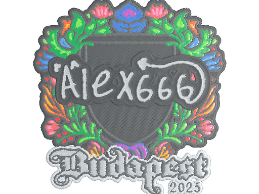 Sticker | alex666 (Embroidered) | Budapest 2025
