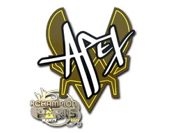 Sticker | apEX (Glitter, Champion) | Paris 2023