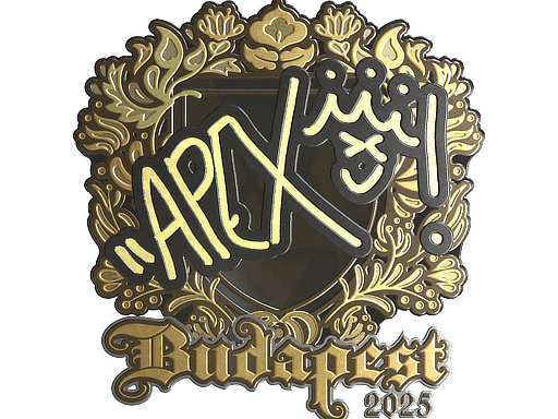 Sticker | apEX (Gold) | Budapest 2025