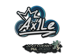 Sticker | Ax1Le (Holo) | Antwerp 2022