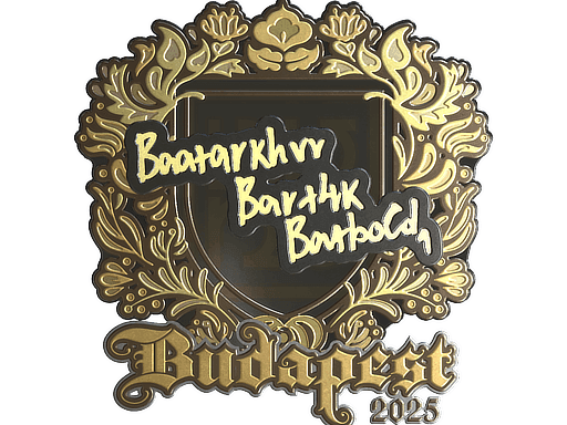 Sticker | Bart4k (Gold) | Budapest 2025