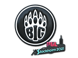 Sticker | BIG (Gold) | Stockholm 2021
