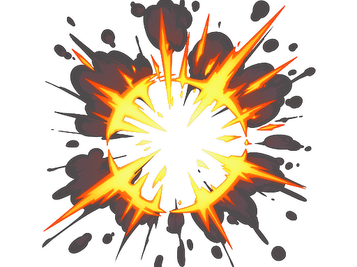 Sticker | Boom Epicenter (Glitter)