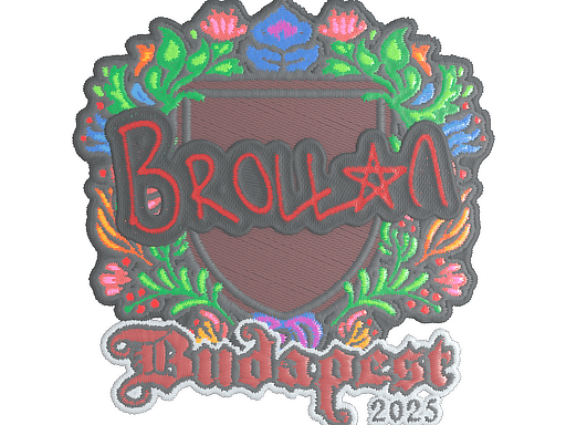 Sticker | Brollan (Embroidered) | Budapest 2025