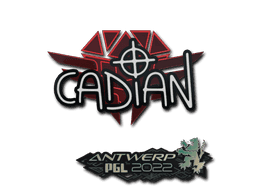 Sticker | cadiaN (Glitter) | Antwerp 2022