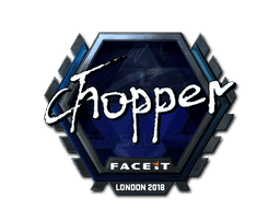 Sticker | chopper (Gold) | London 2018