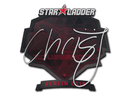 Sticker | chrisJ (Gold) | Berlin 2019