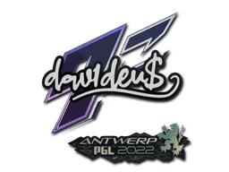 Sticker | dav1d (Gold) | Antwerp 2022