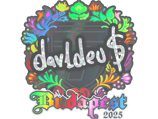 Sticker | dav1deuS (Holo) | Budapest 2025