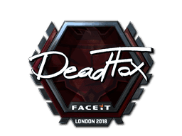 Sticker | DeadFox (Gold) | London 2018