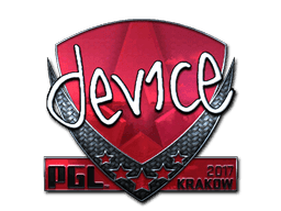 Sticker | device (Gold) | Krakow 2017