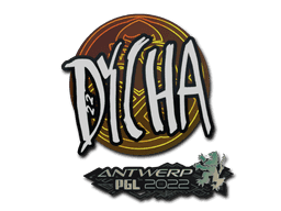 Sticker | dycha (Gold) | Antwerp 2022