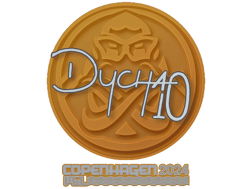 Sticker | Dycha (Gold) | Copenhagen 2024
