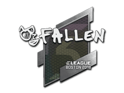 Sticker | FalleN (Gold) | Boston 2018