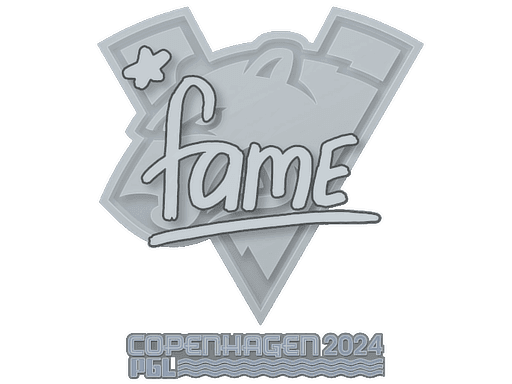 Sticker | fame (Glitter) | Copenhagen 2024