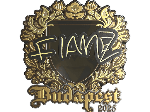 Sticker | FlameZ (Gold) | Budapest 2025