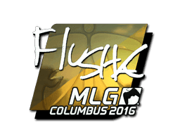 Sticker | flusha (Foil) | MLG Columbus 2016
