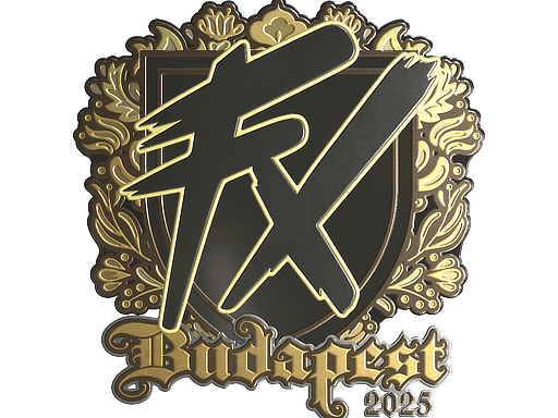 Sticker | Fluxo (Gold) | Budapest 2025