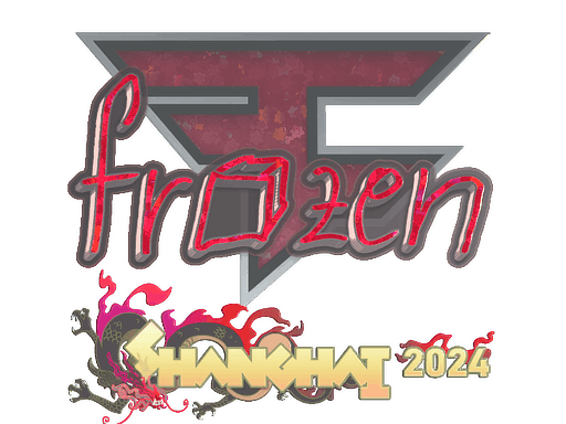 Sticker | frozen (Gold) | Shanghai 2024