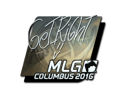 Sticker | GeT_RiGhT (Foil) | MLG Columbus 2016