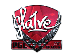 Sticker | gla1ve (Gold) | Krakow 2017