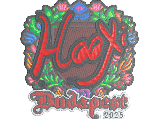 Sticker | HooXi (Embroidered) | Budapest 2025