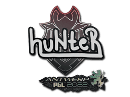 Sticker | huNter (Holo) | Antwerp 2022