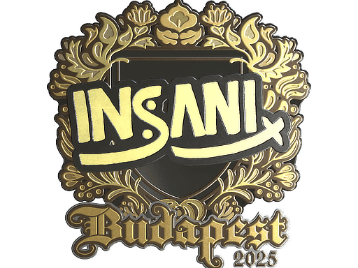 Sticker | insani (Gold) | Budapest 2025