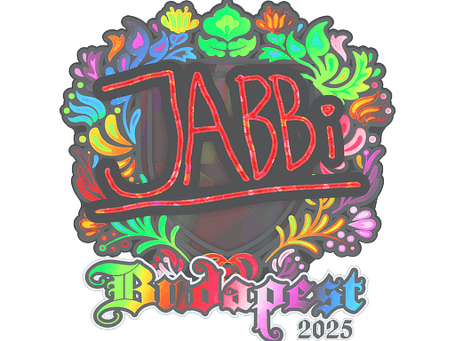 Sticker | jabbi (Holo) | Budapest 2025