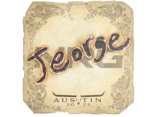 Sticker | jeorge (Gold) | Austin 2025