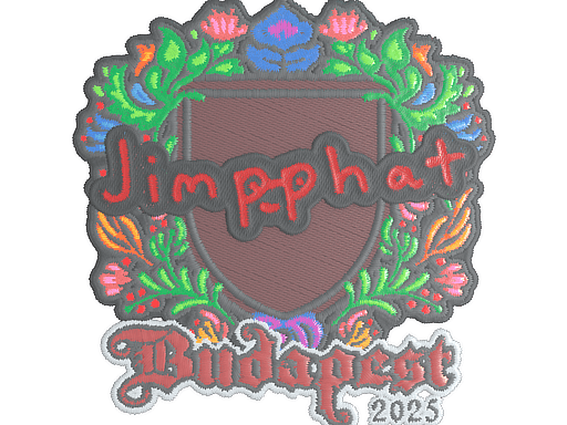 Sticker | Jimpphat (Embroidered) | Budapest 2025