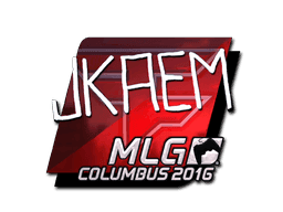 Sticker | jkaem (Foil) | MLG Columbus 2016