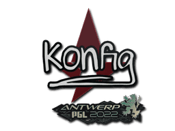 Sticker | k0nfig (Holo) | Antwerp 2022