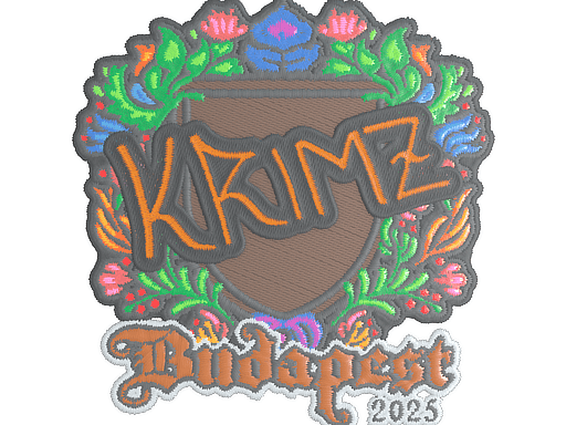 Sticker | KRIMZ (Embroidered) | Budapest 2025
