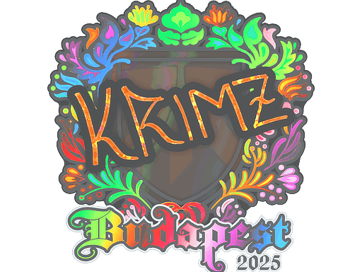 Sticker | KRIMZ (Holo) | Budapest 2025