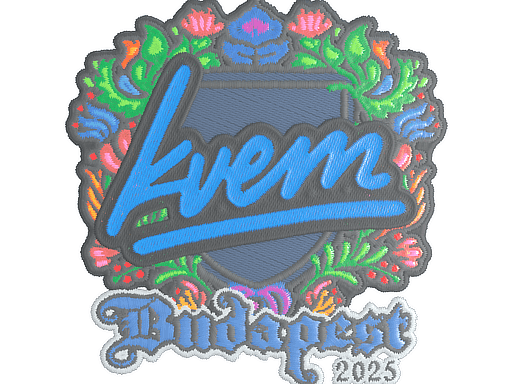 Sticker | Kvem (Embroidered) | Budapest 2025