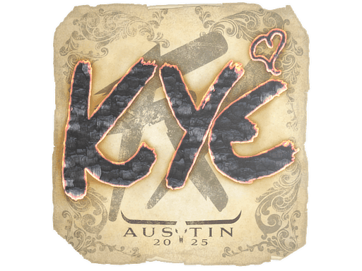 Sticker | kye (Gold) | Austin 2025