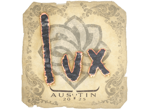 Sticker | lux (Gold) | Austin 2025