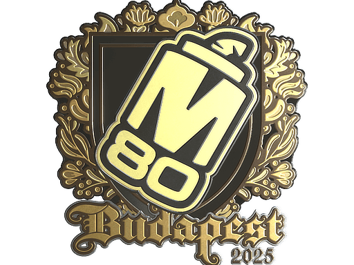 Sticker | M80 (Gold) | Budapest 2025