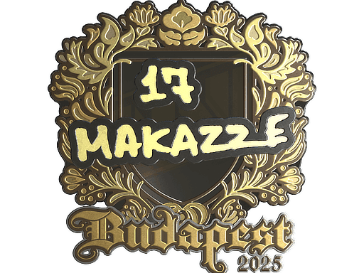 Sticker | makazze (Gold) | Budapest 2025