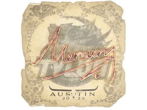 Sticker | Mercury (Gold) | Austin 2025